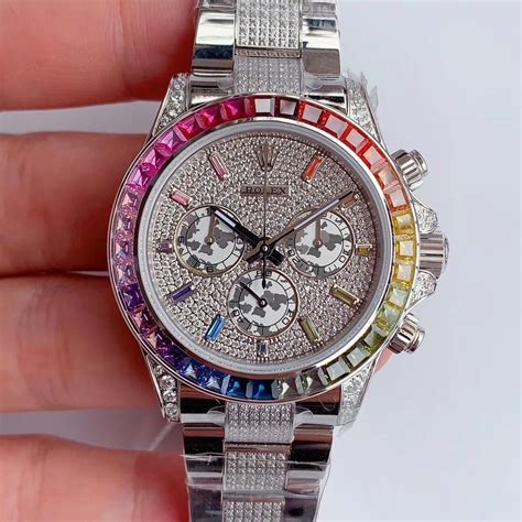 iced out rolex daytona rainbow replica|rolex daytona rainbow 2022.